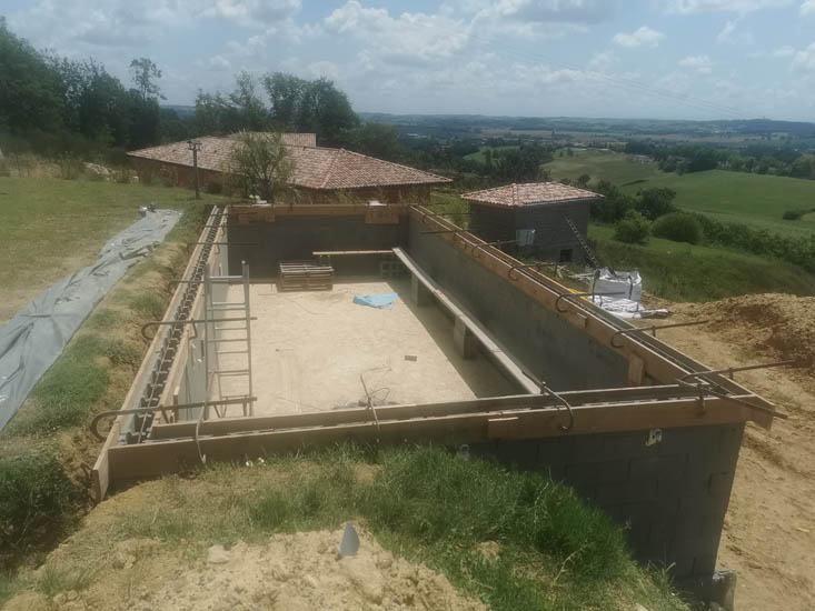 Construction de piscine