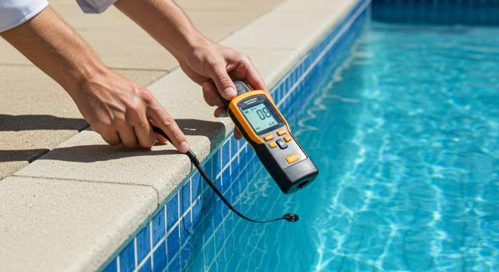 Détection de fuites dans la piscine